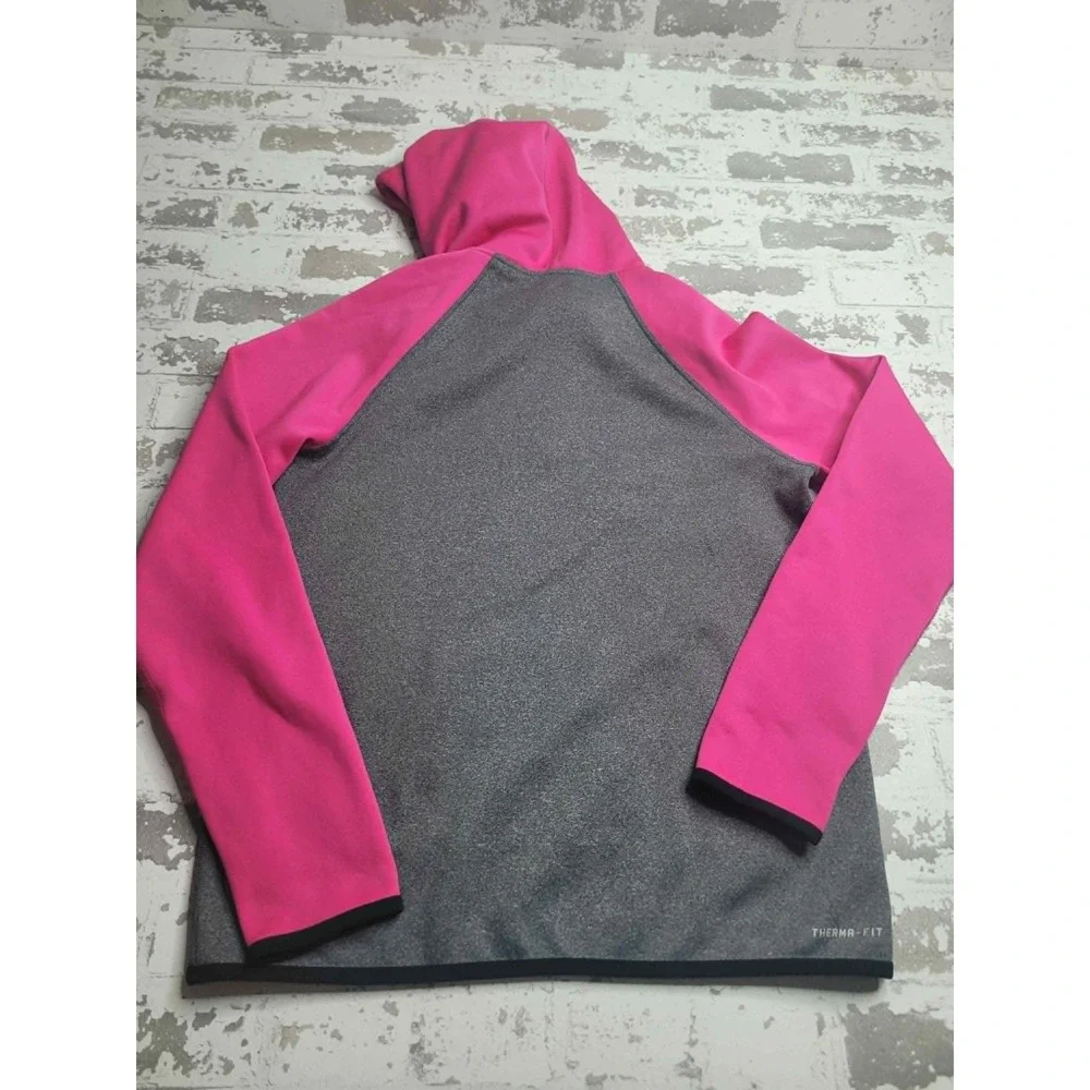 Nike‎ Therma Fit Hoodie Gray Pink Women's Small